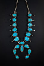 Load image into Gallery viewer, Summer Skystone Collectible Squash Blossom Necklace