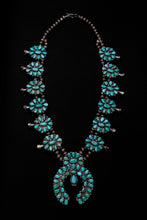 Load image into Gallery viewer, Echoes in Rain Collectible Squash Blossom Necklace