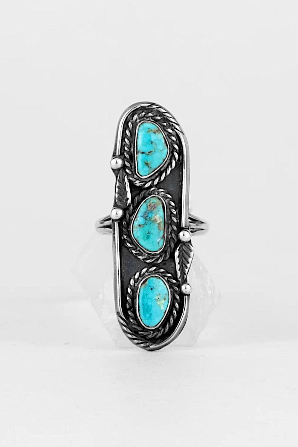 Three's Company Turquoise Ring