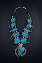 Load image into Gallery viewer, Mother Earth Collectible Squash Blossom Necklace
