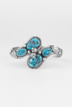 Load image into Gallery viewer, Nirvana Turquoise Platero Cuff
