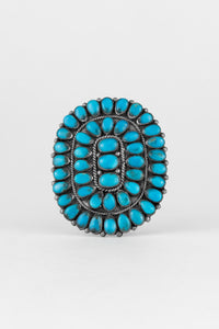 Summertime Vintage Turquoise Ring