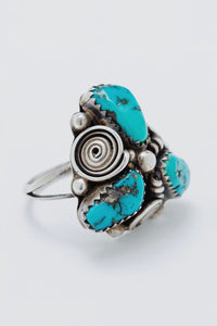 Clover Turquoise Ring