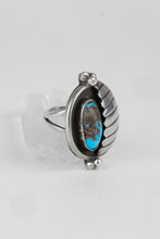 Load image into Gallery viewer, Shadow Blue Turquoise Ring
