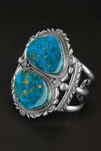 Load image into Gallery viewer, Celestial Collector&#39;s Turquoise Cuff
