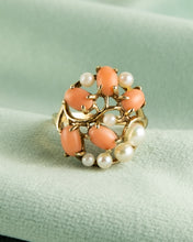 Load image into Gallery viewer, Sol Coral Pearl Ring

