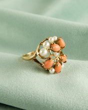 Load image into Gallery viewer, Sol Coral Pearl Ring

